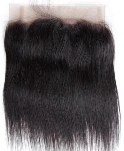 Natural Straight 360 Lace Frontal Outside